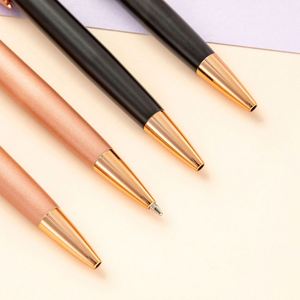 Click Metal Ballpoint <b>Pens</b> Wholesale Engraveable logo Student Writing Gift Advertising <b>Pen</b> Pressed Ballpoint <b>Pen</b> - Product Image 3