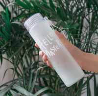 Bouteilles en verre de couleur 500ml personnalisées et bouteilles de boisson avec logo personnalisé Bouteilles d'eau