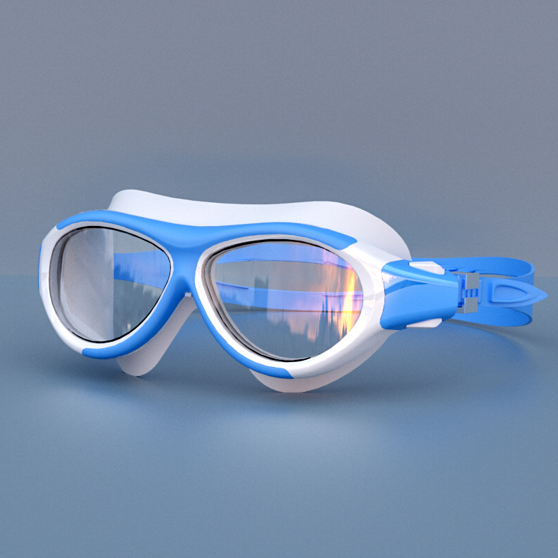 Blue white transparent