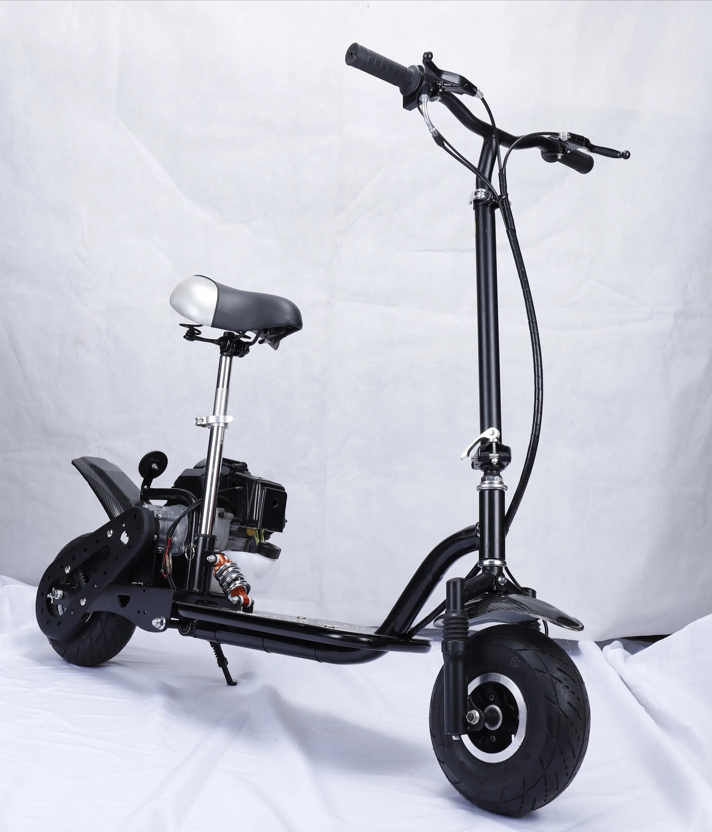 43cc Kéo Bắt Đầu 2 Thì Mini Folding Gas Tuyết Scooter Cho Trẻ Em Với Chứng Nhận CE