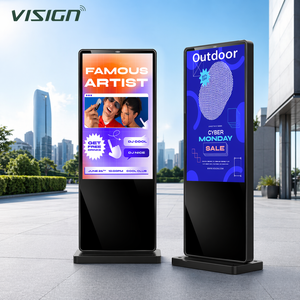 Affichage numérique extérieur personnalisé en usine OEM 43-86 pouces, étanche IP65, haute luminosité 2500 nits, écran LCD publicitaire VT-OT043 - Product Image 4