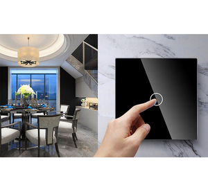 1_<span class=keywords><strong>2</strong></span>_3_4 gang nhà thông minh app điều khiển từ xa ánh sáng bằng giọng nói Tempered Glass cảm ứng Wifi tuya tường chuyển đổi điện - Product Image 5