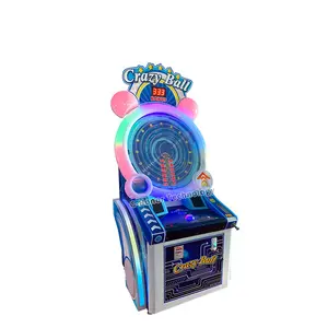 Appuyez sur le bouton numéro de jeu de billet, Machine de jeu de boules folles de loterie par gravité