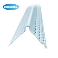 Profilé d'angle en PVC pour cloison sèche, personnalisé, différentes spécifications, avec treillis