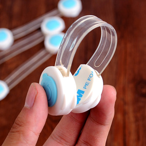 Verrou de sécurité pour tiroirs anti-ouverture pour bébé, verrou de sécurité enfant, verrou anti-pincement pour armoires, réfrigérateurs et - Product Image 3