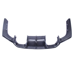 Pour Série 4 F32 F33 2013-2020, diffuseur arrière en fibre de carbone style V, lèvre de pare-chocs arrière - Product Image 2