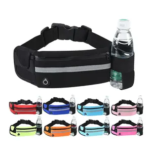 Adjustable Waterproof Sports Outdoor Waist Pouch Phone Holder Running Belts Jogging Waist Bags