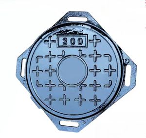 시립 하수도 시스템 맞춤형 연성 철 결절성 GG50 회색 원형 사각형 D400 형 맨홀 커버 - Product Image 3