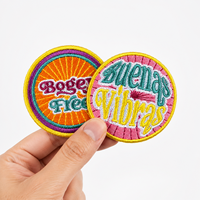 Prix d'usine, conception personnalisée, patchs en feutre non tissé brodés en 3D, badges brodés par ordinateur, appliques pour vêtements de sport, uniformes