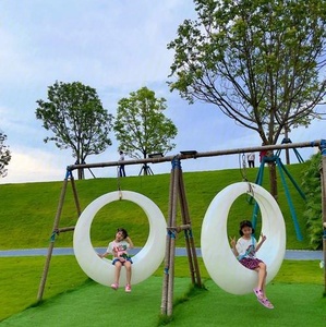Balançoire LED à prix abordable pour enfants - <span class=keywords><strong>Parc</strong></span> d'aventure extérieur et usage domestique, capacité 2 personnes, sans moteur - Product Image 6