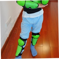 Gilet de protection anti-chute pour enfants, moto, avec protections pour les coudes et les genoux
