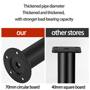 Bar Tezgahı ve Oturma Odası için Yükseklik Ayarlı Metal Ayarlanabilir Teleskopik Masa Ayağı Destek Sütunu - Product Image 5