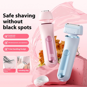 Nueva Depiladora Eléctrica 2 en 1 para Mujer 2026, Recortadora de Bikini Impermeable, Depilación sin Dolor con Pantalla LCD para Axilas y Partes Íntimas - Product Image 1