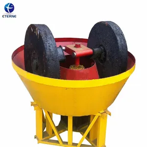 China Hot Sale High Quality Gold Wet Pan Mill For Gold 1100 For Gold Separation