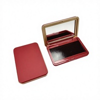Nude XL Größe Rote Magnetische Palette Tragbar für Kosmetik ABS Kunststoff Lidschatten Highlighter Proben-Aufbewahrung Leere Dose