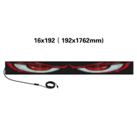 Écran publicitaire flexible DLT 5V programmable RGBIC LED 16*96 Plus Pixel Panel, indice de protection IP65, contrôle par application, 20000 heures