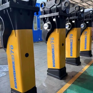 SOOSAN SQ70 Nuevo Martillo Hidráulico Silencioso con Sistema de Autolubricación y Anti-impacto, Motor y Unidad Principal para Trabajos de Demolición - Product Image 3