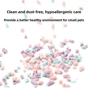 Litière en coton et papier pour hamster, litière absorbante pour hamster, papier pour maintenir la chaleur, coton pour petits animaux - Product Image 4