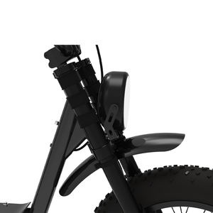 Vélo électrique vintage à suspension intégrale avec pneus larges, moteur de moyeu arrière 500w 750w, batterie au lithium, le <span class=keywords><strong>plus</strong></span> populaire des OEM - Product Image 4