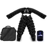 Appareil de pressothérapie portable rechargeable MDR CE, appareil de drainage lymphatique, masseur corporel à compression d'air à 8 chambres