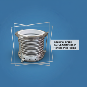 <span class=keywords><strong>Joint</strong></span> d'expansion en soufflet métallique de qualité industrielle |   Compensateur de pression doublé de <span class=keywords><strong>PTFE</strong></span> avec raccord à bride certifié ISO/CE - Product Image 3