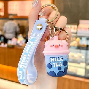 Hot Selling Cute Cartoon Piggy <b>Light</b> Keychain Exquisite Girl Bag <b>Pendant</b> Male/Female Small Gifts Made Rubber Non-Toxic - Product Image 6