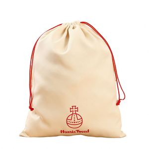 Pochette à cordon en mousseline de coton biologique haut de gamme, sac en toile recyclable pour kit de récupération de mariage, kit de survie anti-gueule de bois pour invités, cadeaux - Product Image 4