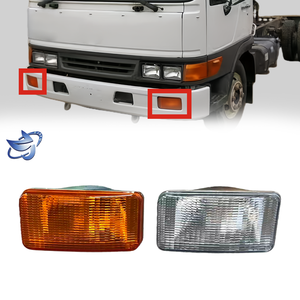 โรงงานจื่อจิง ขายส่งกันชน ไฟตัดหมอกพลาสติกสีเหลืองขาว อะไหล่ตัวถังรถบรรทุก อุปกรณ์เสริมสำหรับรถบรรทุกฮีโน่ FB4J <span class=keywords><strong>FC4J</strong></span> - Product Image 1