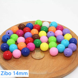 4 мм 6 мм 8 мм 10 мм 12 мм 14 мм 16 мм 20 мм в наличии красочные круглые детские пластиковые акриловые бусины с отверстием - Product Image 5