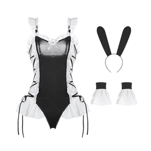 Biancheria intima <span class=keywords><strong>Sexy</strong></span> lingerie di pizzo scavato COS bunny role-playing <span class=keywords><strong>costume</strong></span> da camera da letto <span class=keywords><strong>coniglio</strong></span> GR3012 - Product Image 3