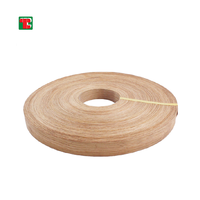 Tongli Oak Natural Smoked Mountain Grain Real Wood Finish Veneer Edge Banding For Cafe Furniture And Door