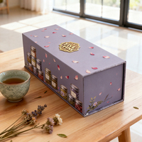 Cajas Rígidas de Lujo con Logotipo Personalizado, Hechas a Mano, con Grabado en Relieve, Aptas para Alimentos, para Whisky, Vodka, Té, Café Instantáneo, Bebidas e Infusiones, Reciclables