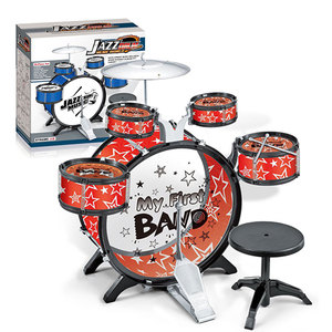 Nhựa Nhịp Điệu Đồ Chơi Sở Thích Trẻ Em Giáo Dục Trống Bộ Đồ Chơi Nhạc Cụ Trẻ Em Jazz Trống Bộ - Product Image 6