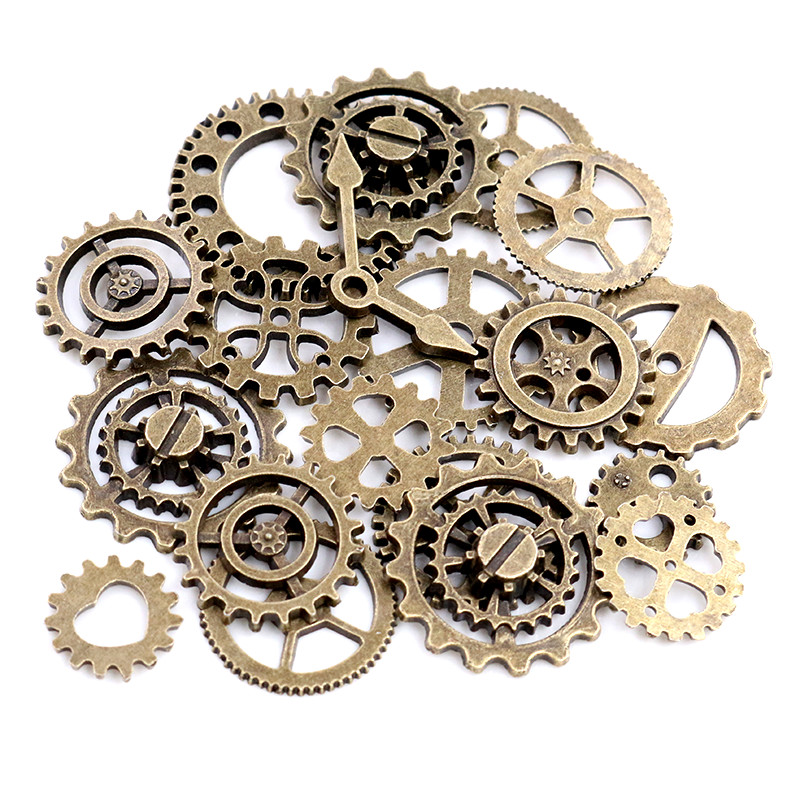 Kit Ingranaggi Steampunk 150g - Ciondoli Metallo Vintage, Per Gioielli