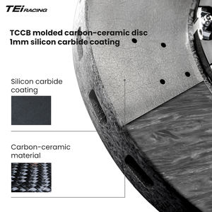 Rotor de Freno de Cerámica de Fibra de Carbono TEI para Sistemas de Frenos de Alto Rendimiento para BMW/Audi/Benz/Porsche/Toyota/<span class=keywords><strong>Ford</strong></span>/Subaru - Product Image 3