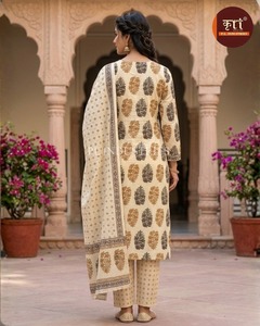 Premium Quality Cotton Stitched Kurta/Kurti Women Elegant Quick Dry Modern Party Daily Wear All Seasons <b>Wedding</b> Design Available - Product Image 4