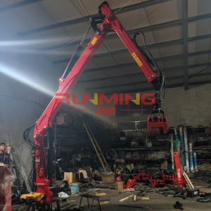 נגר הידראולי atv טרקטור עצים מנוף עץ עם בום טלסקופים 6.5 מטר - Product Image 3