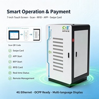 Borne de recharge rapide pour véhicules électriques 600 kW à refroidissement liquide, multi-prises GBT CCS1 CCS2, armoire de recharge commerciale extérieure IP54