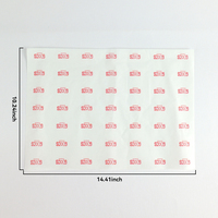 Papier sulfurisé écologique et recyclable pour hamburgers, avec logo personnalisé imprimé