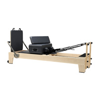 Machine de Pilates Reformer en bois d'érable massif pour studio à domicile, entraînement commercial avec personnalisation OEM