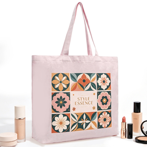 Bolsa <span class=keywords><strong>de</strong></span> Mano <span class=keywords><strong>de</strong></span> Lona <span class=keywords><strong>de</strong></span> Algodón Resistente <span class=keywords><strong>de</strong></span> Primera Calidad con Estampado Geométrico, Bolsa <span class=keywords><strong>de</strong></span> Compras Reutilizable para Mujer, Bolsa <span class=keywords><strong>de</strong></span> Hombro Ecológica - Product Image 2