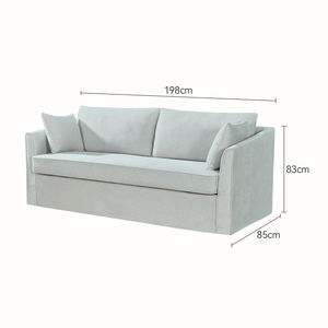 <span class=keywords><strong>Canapé</strong></span> nordique moderne et minimaliste en tissu trois, <span class=keywords><strong>canapé</strong></span> décontracté en coton et lin de salon, <span class=keywords><strong>canapé</strong></span> amovible lavable en tissu - Product Image 5