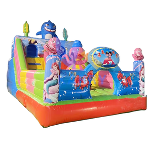 Gorila inflable Happy Water World tobogán seco de rebote inflable y castillo hinchable marino con casa de rebote a buen <span class=keywords><strong>precio</strong></span> - Product Image 1