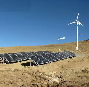 1200W 2kw 3KW 5KW điện nhỏ sử dụng nhà dọc Máy phát điện gió phần nam châm vĩnh cửu Máy phát điện ngang loại - Product Image 2