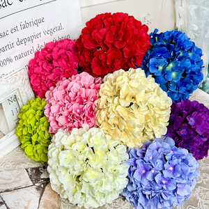Single <b>Hydrangea</b> <b>Artificial</b> Flower Silk Flower Wedding Decoration Floor Arrangement Injection Molding China Origin - Product Image 3