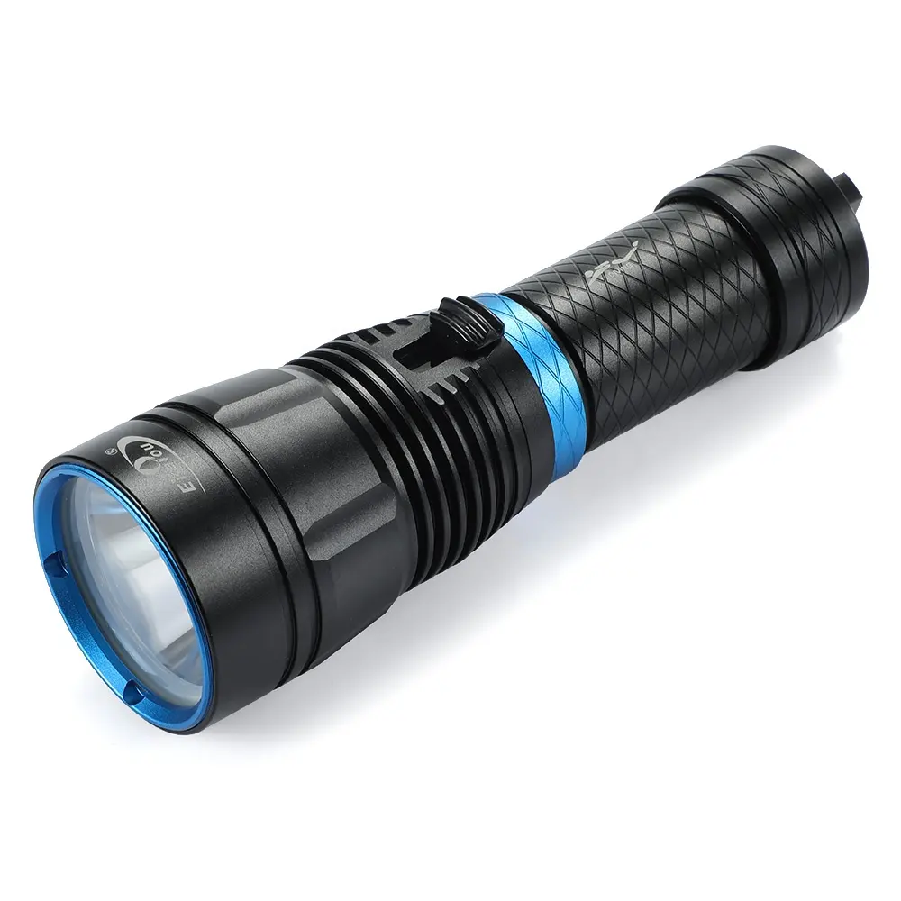 Aluminum XHP50 Diving Flashlight 100m underwater Magnetic switch Led Torch light 2000lumen Lamp Rechargeable underwater hunting