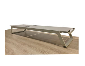 समायोज्य हथियारों और स्टैकेबल एल्यूमिनियम फ्रेम बीच चाइज़ सन बेड लाउंज के साथ यूरोपीय स्लिंग चाइज़ लाउंज - Product Image 3