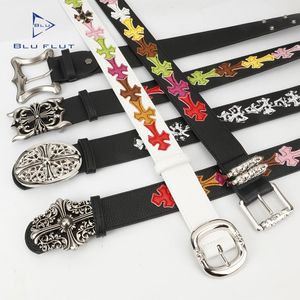 <span class=keywords><strong>Cintura</strong></span> Y2K per Uomo e <span class=keywords><strong>Donna</strong></span>, Stile Retrò alla Moda per Jeans, Fibbia Personalizzata, Design Classico a Croce e Stella, <span class=keywords><strong>Cintura</strong></span> in <span class=keywords><strong>Pelle</strong></span> Hip-Hop Personalizzabile - Product Image 1