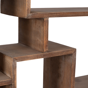 Étagère murale en bois à plusieurs niveaux pour la maison, organisateur de rangement suspendu pour salon, chambre, bureau, entrée - Product Image 5