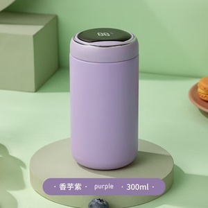 แก้วน้ำเก็บความร้อนสุญญากาศ SUS316 ปราศจากสาร BPA ป้องกันการรั่วซึม ขนาด 300 มล. พร้อมหน้าจอ LED แสดงผล อุณหภูมิ  ผนังสองชั้น เก็บความร้อนได้นาน 10 ชั่วโมง - Product Image 6